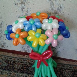 цветы из шариков в алматы