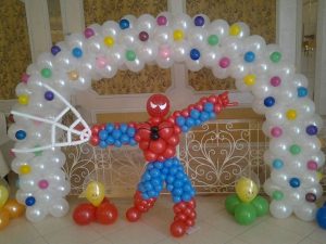 спайдермен из шаров